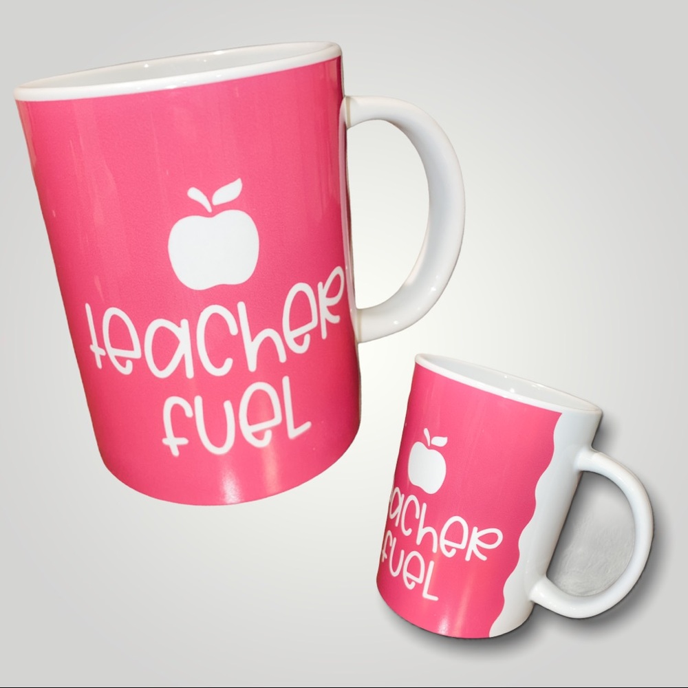 “Teacher fuel” 15oz coffee mug.